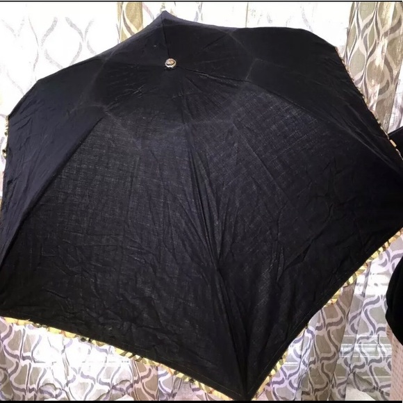 BURBERRY Nova Check Navy Blue /Checked UV Umbrella - Picture 1 of 4